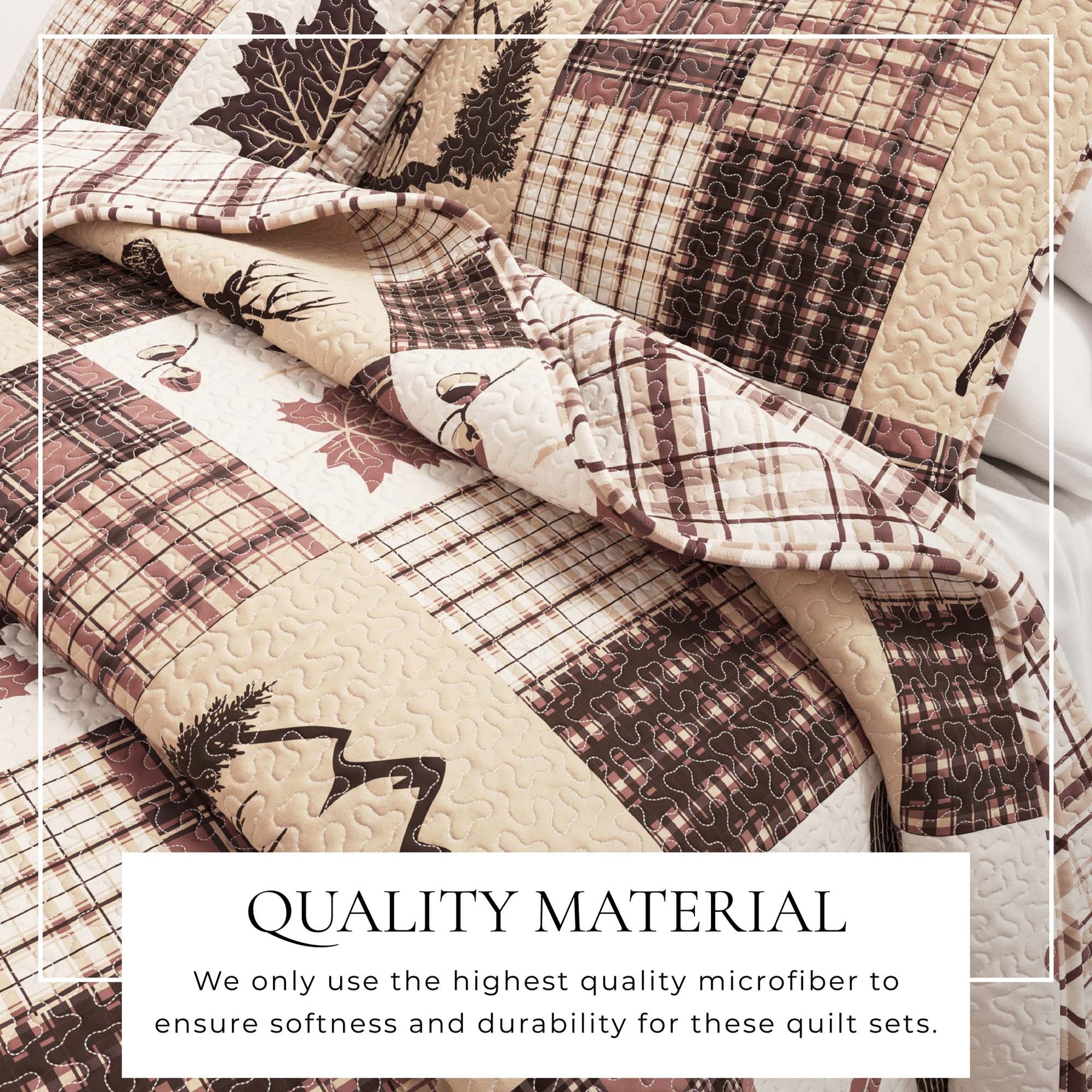 Redwood Lodge 3 Piece Quilt Set