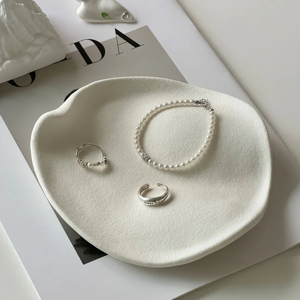 Jewelry Tray - Multifunctional Ceramic Black