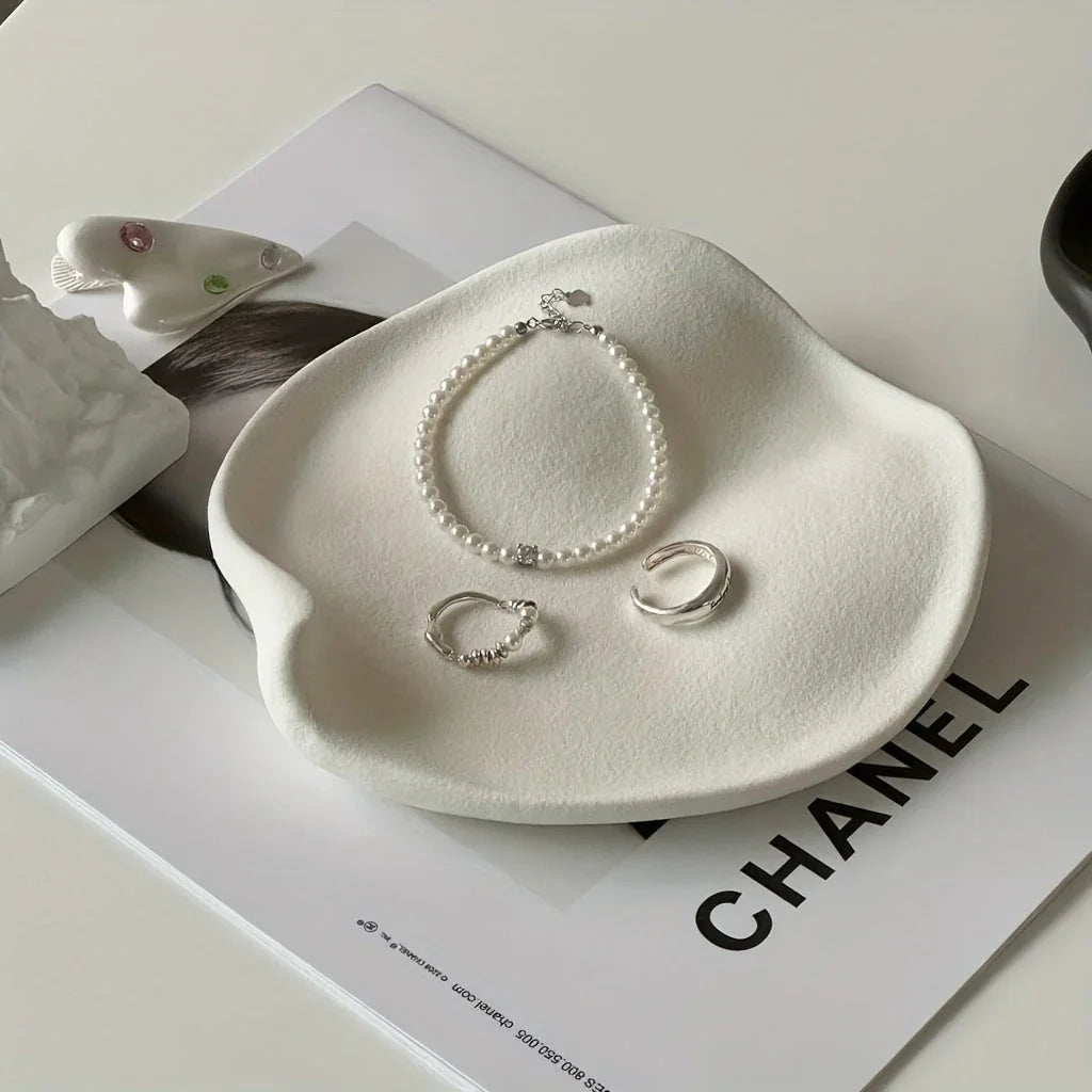 Jewelry Tray - Multifunctional Ceramic Black