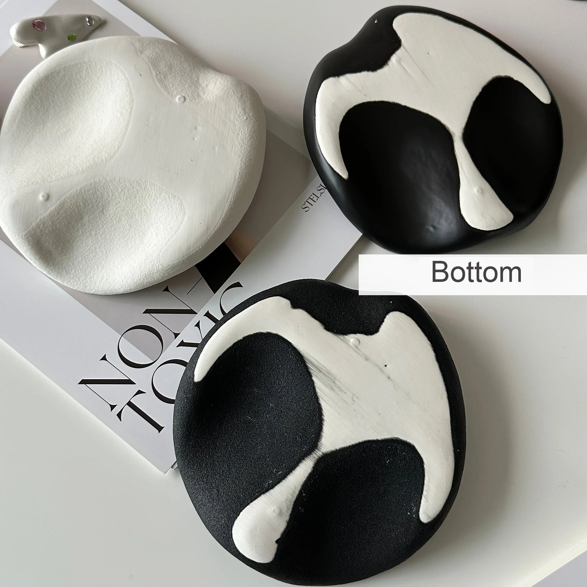 Jewelry Tray - Multifunctional Ceramic Black