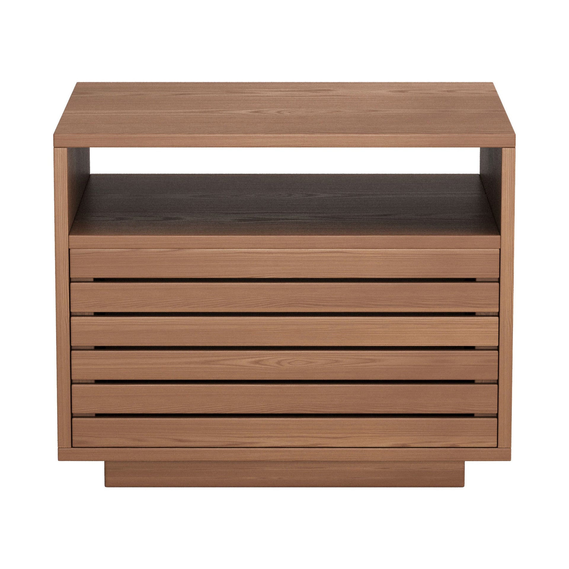 Slit Nightstand Walnut