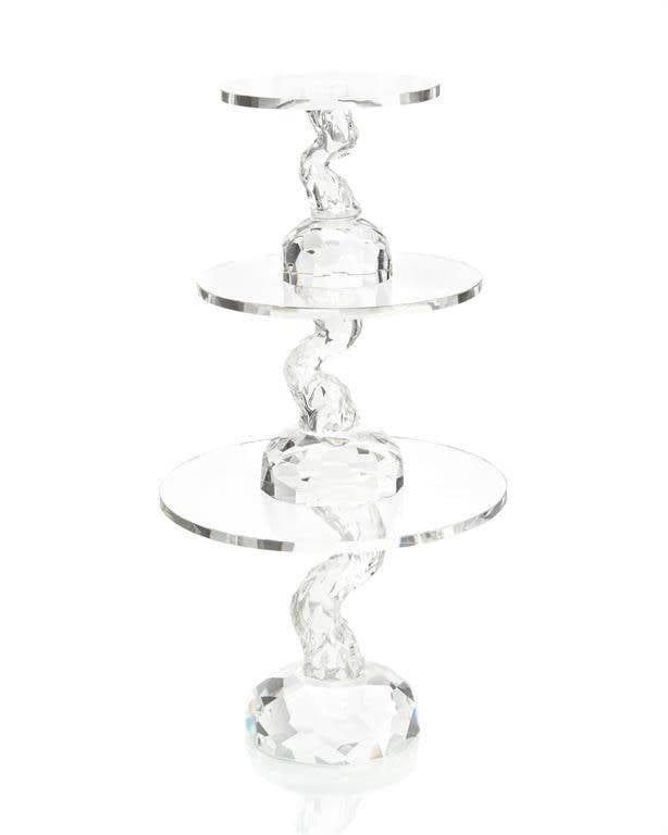 John-Richard Three Tier Crystal Plateau