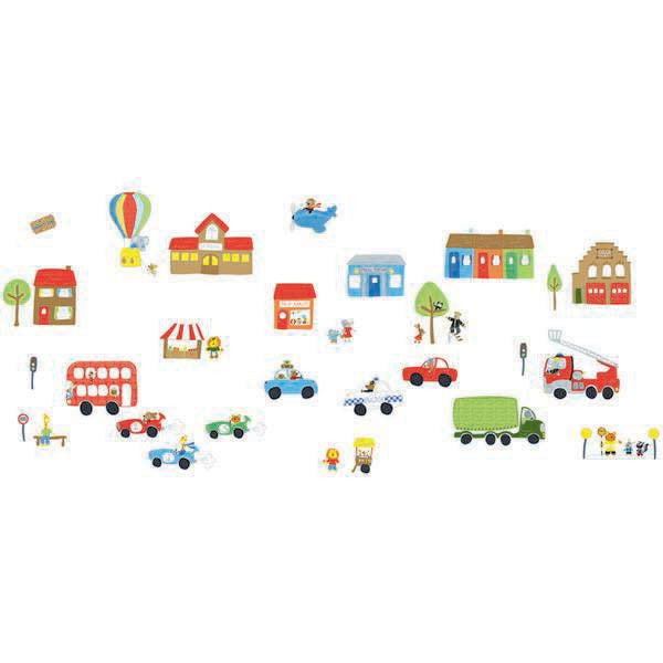 Jolly Town Transportation Car & Truck Wall Decals