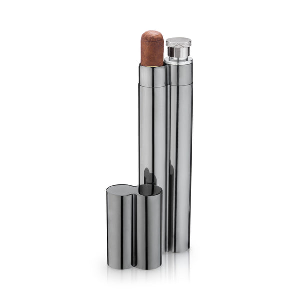 Warren Cigar Holder and Flask