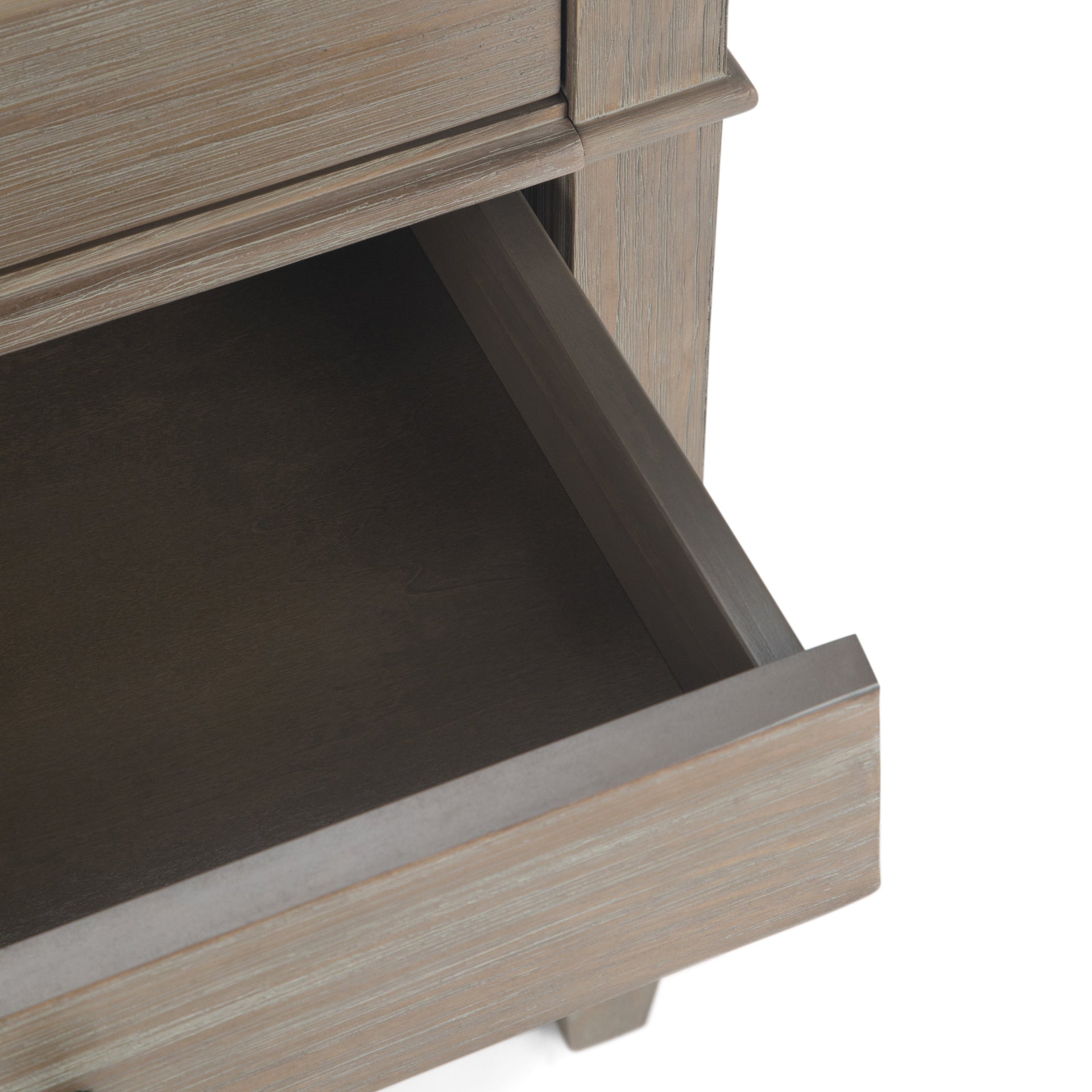Carlton 24 Inch Wide Solid Wood Bedside Table in Distressed