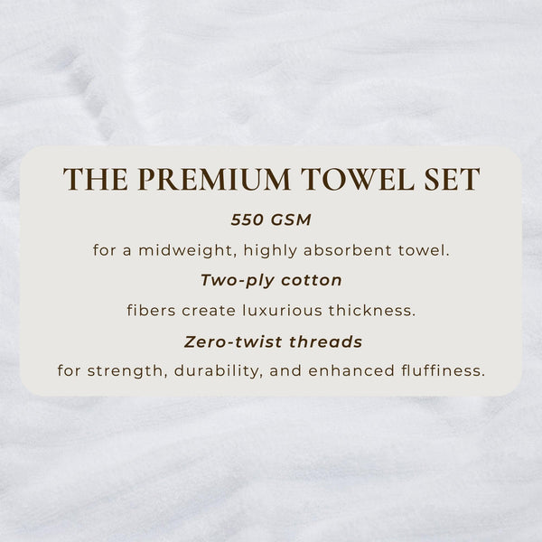 Luxury Cotton Towels - Karina Collection
