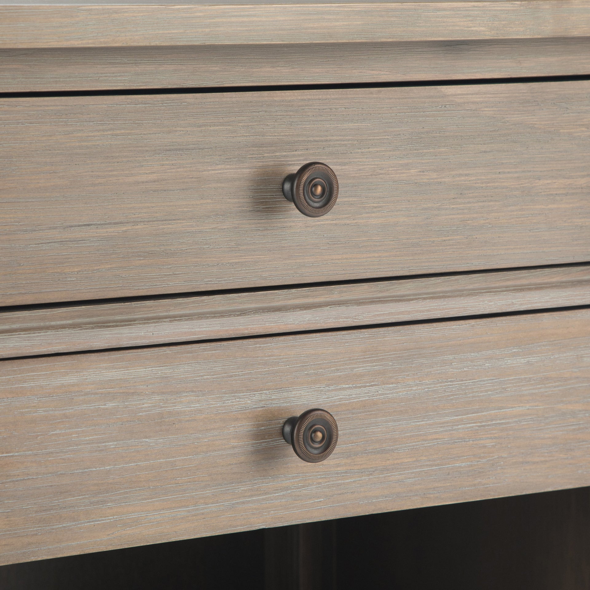 Carlton 24 Inch Wide Solid Wood Bedside Table in Distressed