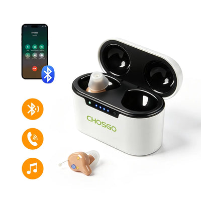 K23 Bluetooth OTC Hearing Aids for Seniors | Calling + Music Streaming – CHOSGO