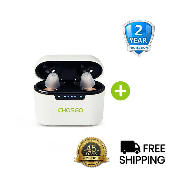 K23 Bluetooth OTC Hearing Aids for Seniors | Calling + Music Streaming – CHOSGO