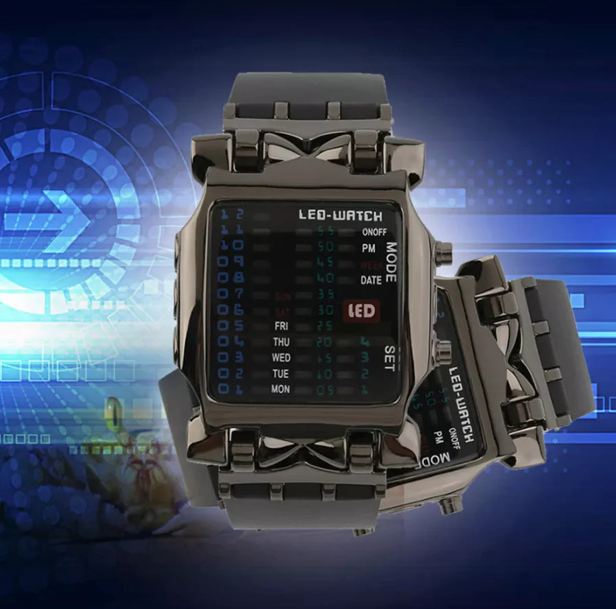 Elite Men's LED Sports Watch