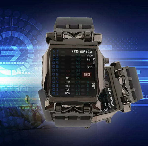 Elite Men's LED Sports Watch