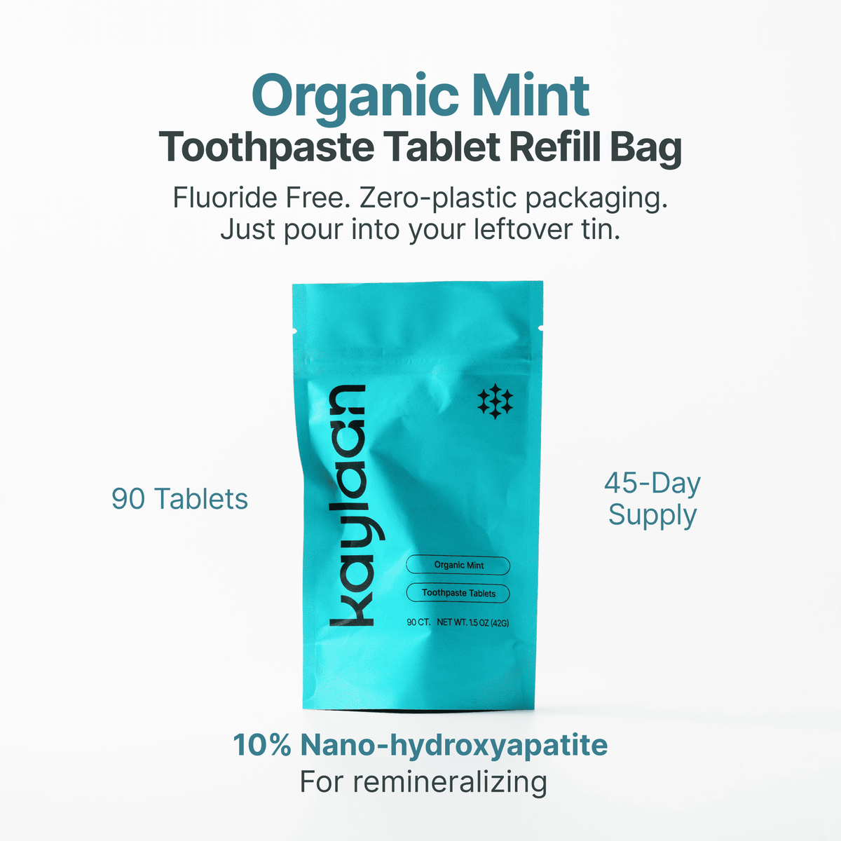 Non-Fluoride Mint Tablets Refill