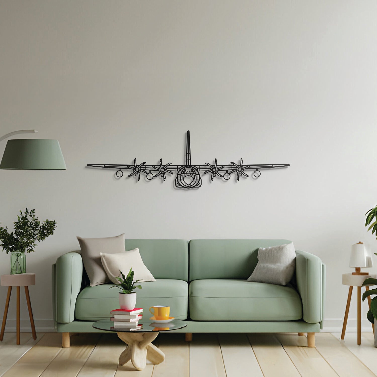 KC-130J Hercules Front Metal Aircraft Wall Art - NCP0385