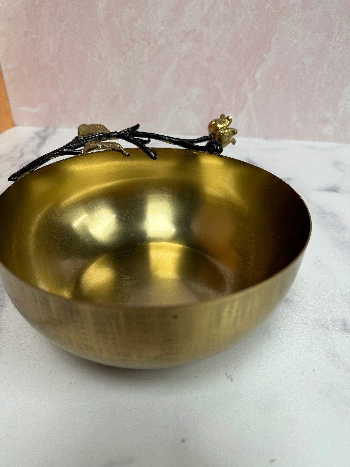 Gold Serving Bowls - Small & Large Stainless Steel Food Safe Set