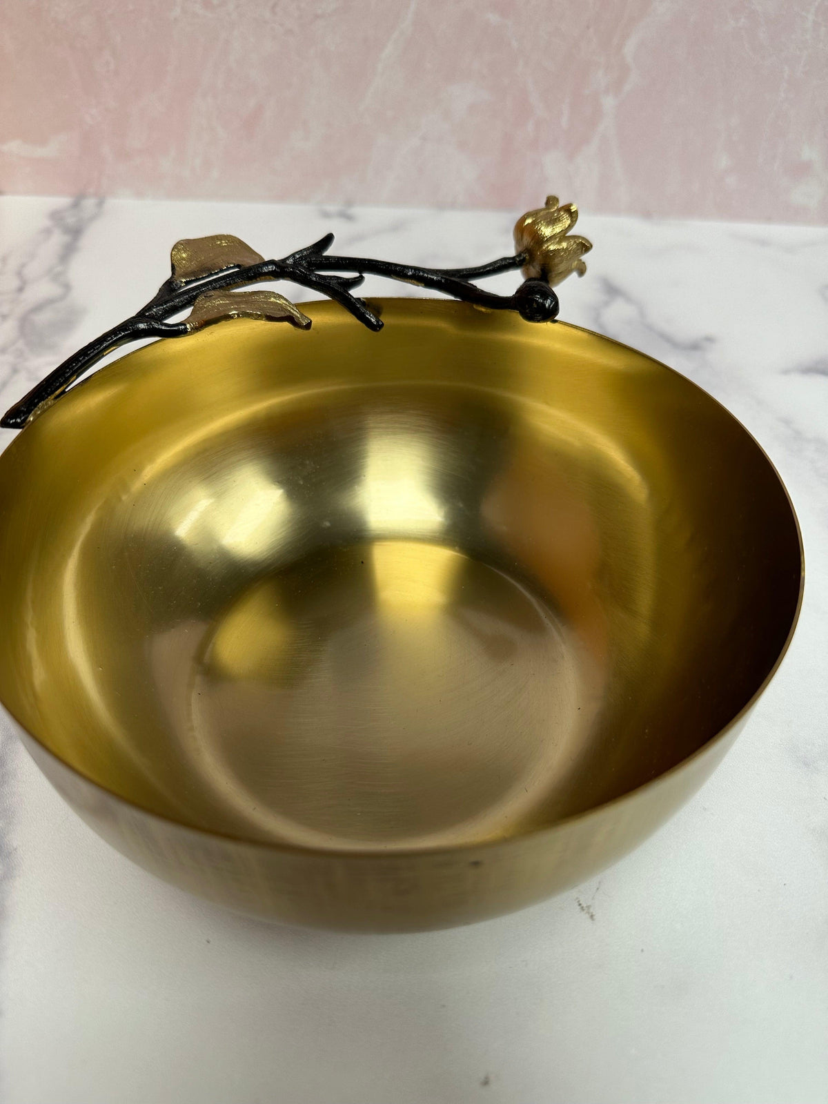 Gold Serving Bowls - Small & Large Stainless Steel Food Safe Set