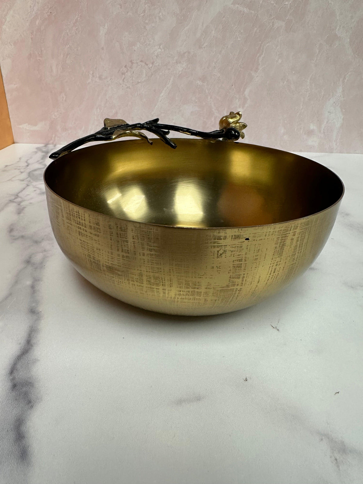 Gold Serving Bowls - Small & Large Stainless Steel Food Safe Set