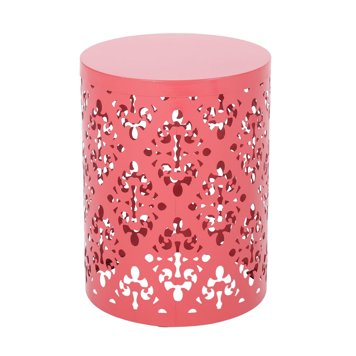 Outdoor Metal End Table - Large