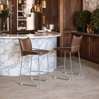 Pola Counter Stool Brown