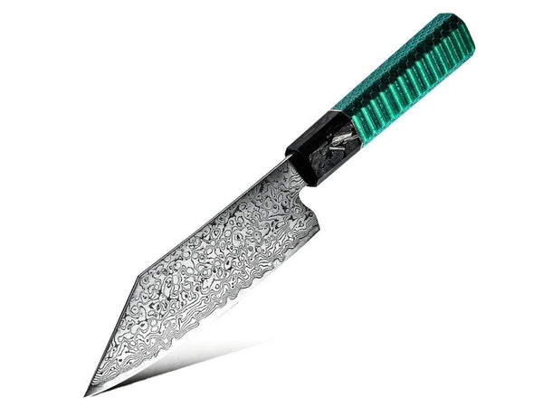 Kerei VG10 Damascus Chef Knife Bunka Knife Carbon Fiber & Aluminum Composite - Gifts for You 'n Me