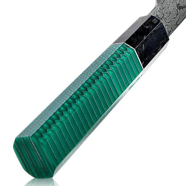 Kerie VG10 Chef Knife Damascus Petty Knife with Carbon Fiber & Aluminum Composite - Gifts for You 'n Me