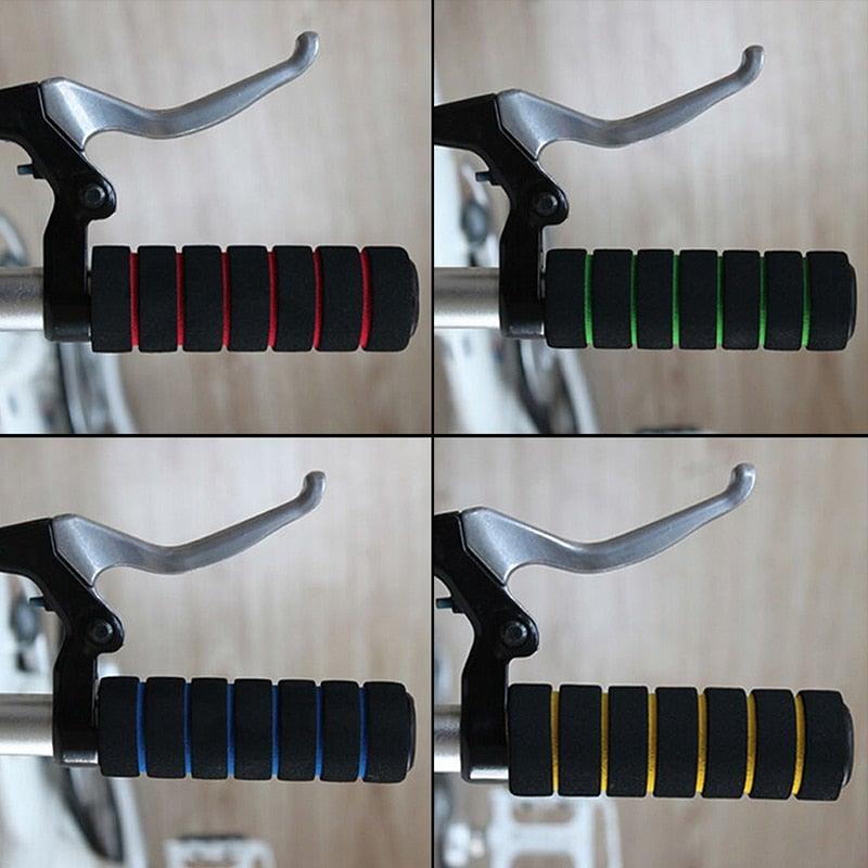 Kids Bike Bicycle Tricycle Scooter Rubber Grip Handle Handlebar Grips Anti-skid Colorful Grips Mountain Bike Grips Sponge Bike Soft Handle Grips Suitable For Road Bikes Mountain And Kids Bikes