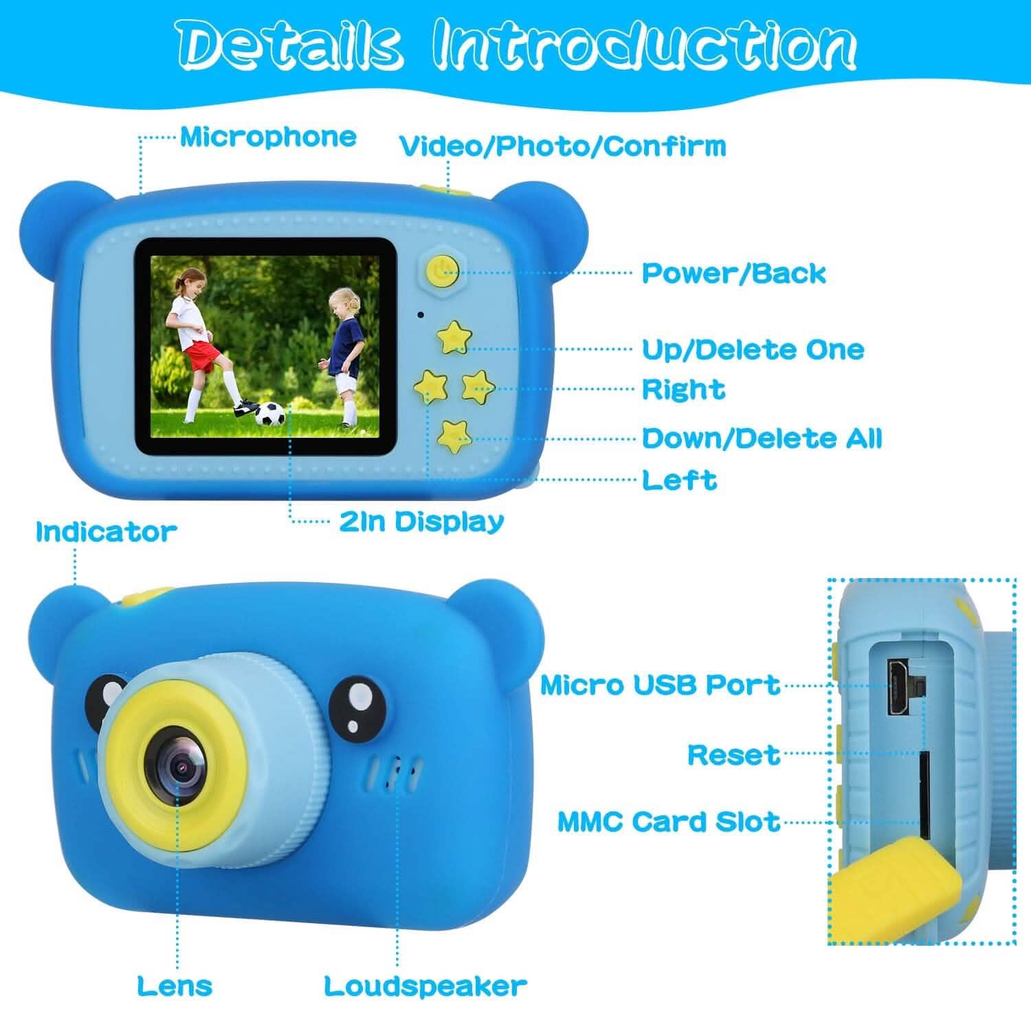 Kids Digital Camera with 2