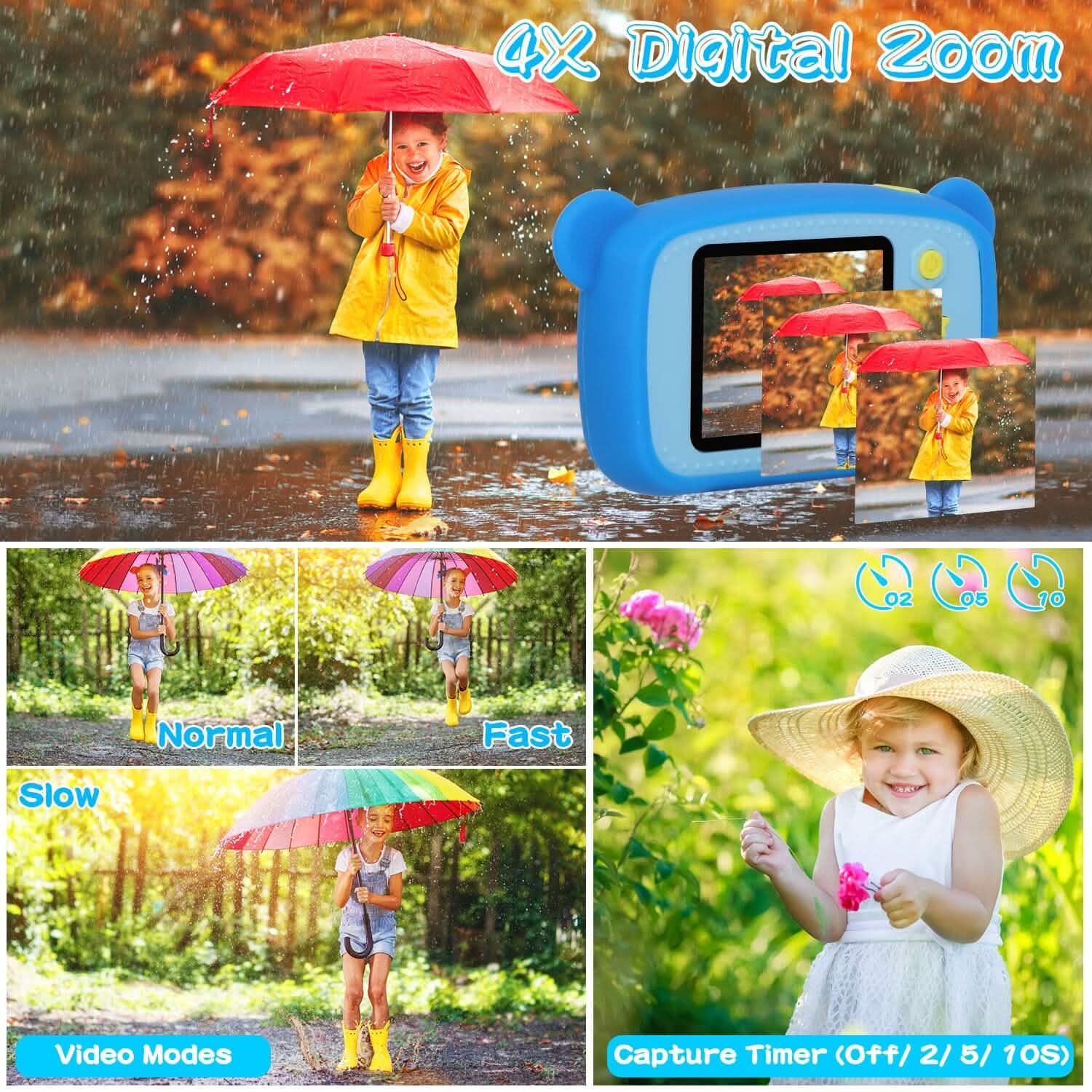 Kids Digital Camera with 2