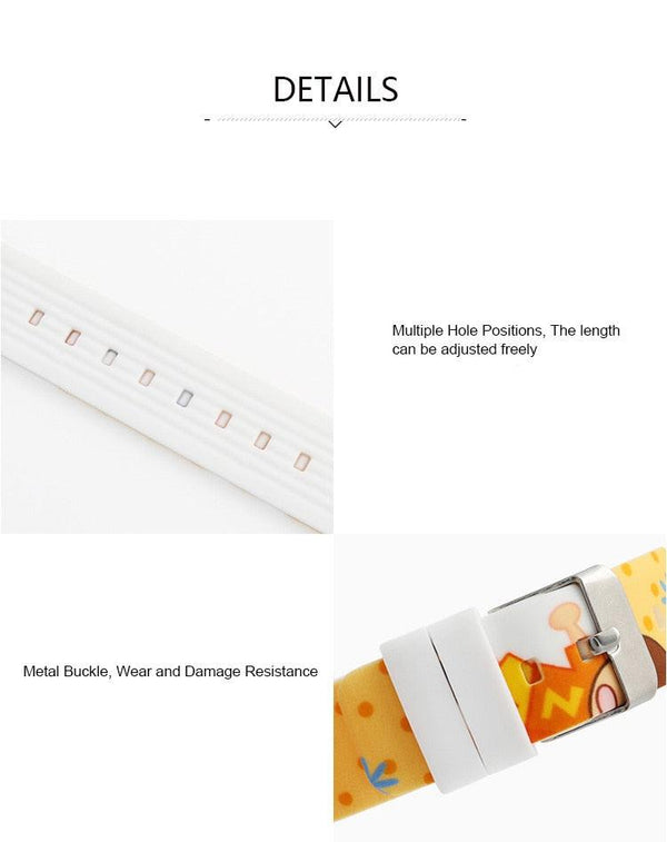 Kids Digital Watches Cute Mermaid Unicorn Dinosaur Dolphin Childern Christmas Electronic Cartoon Cute Outdoor Kids Lightweight Watches Comfortable Wrist Watch Gifts For Boys Girls