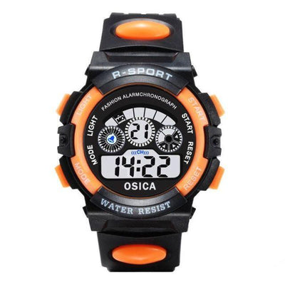 Kids Luminous Watches LED Colorful Flash Digital Waterproof Alarm Date Week Creative Childrens Fashion Waterproof Watch For Girls Boys Kid Sports Outdoor Colorful LED Electrical Watches With Luminous Alarm Stopwatch Child Wristwatch