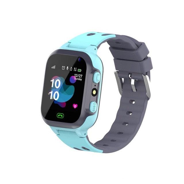 Kids Smart Watch Sim Card GPS Call Phone Smartwatch For Children SOS Photo Waterproof Camera Location Tracker Smart Watch For Kids 2 Way Voice Video Call SOS Alert Smartphone Cell Phone Smart Watch