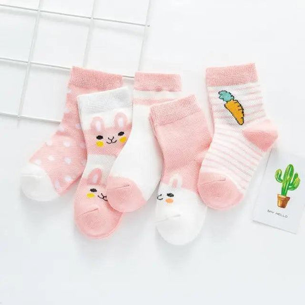Kids Socks Summer Cotton Cartoon Animal Kids Socks Girls Cute Newborn Boy Toddler Children Socks Girl Boys Trainer Socks Toddlers Infant Socks Warm and Cute Socks Cotton Stretch Crew Baby Socks