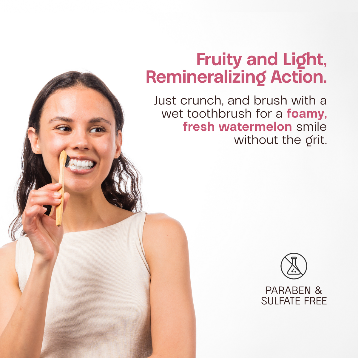Non-Fluoride Watermelon Toothpaste Tablets
