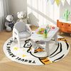 Kids Activity Table and Chair Set with Montessori Toys for Preschool and Kindergarten-Gray
