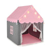 Kids Playhouse Tent with Star Light and Mat-Pink - Pink