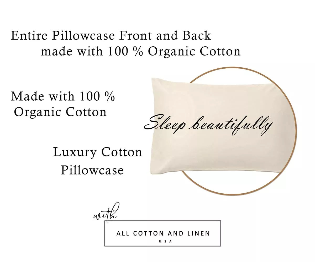 100% Cotton Pillowcase Set