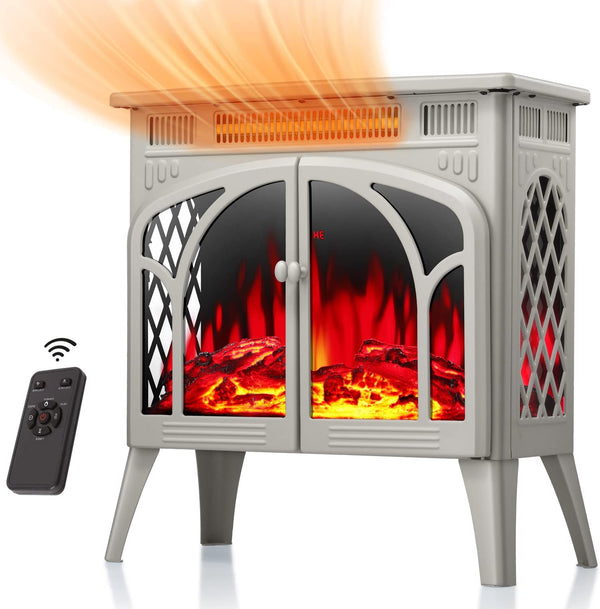 25 Inches 3D Infrared  Free Standing Electric Fireplace Stove S230B Kismile