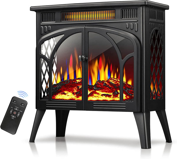 25 Inches 3D Infrared  Free Standing Electric Fireplace Stove S230B Kismile