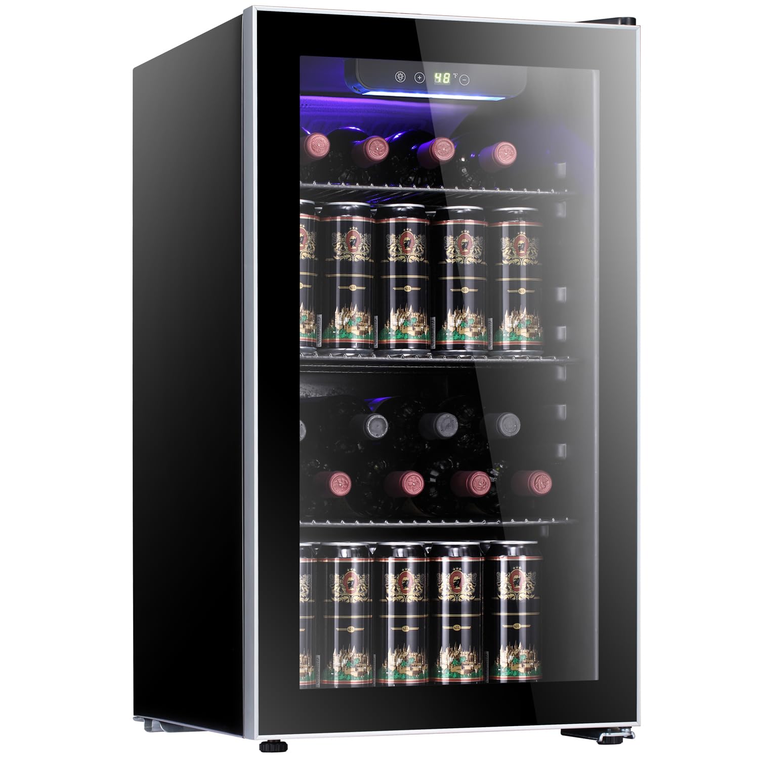 3.2 cu.ft  Wine Cooler/Cabinet Beverage Refrigerator W5899H Kismile