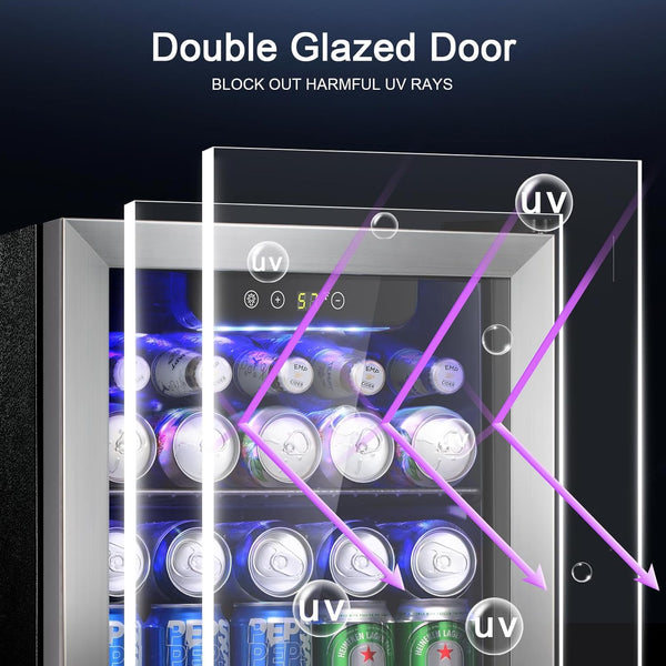 Kismile 48 Can Beverage Refrigerator 58036RWC0 Kismile