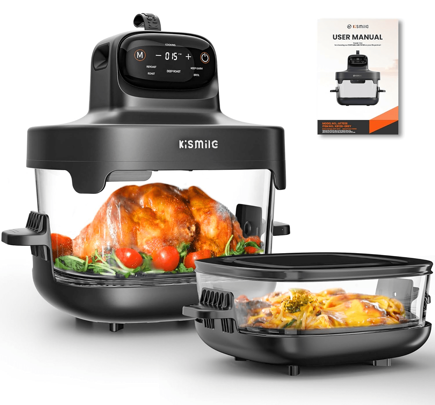 Kismile Roasti Portable Air Fryer 5-in-1 K8126 Kismile