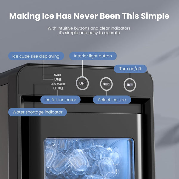 Kismile Clear Square Ice Cubes Maker 58003RIM0 Kismile