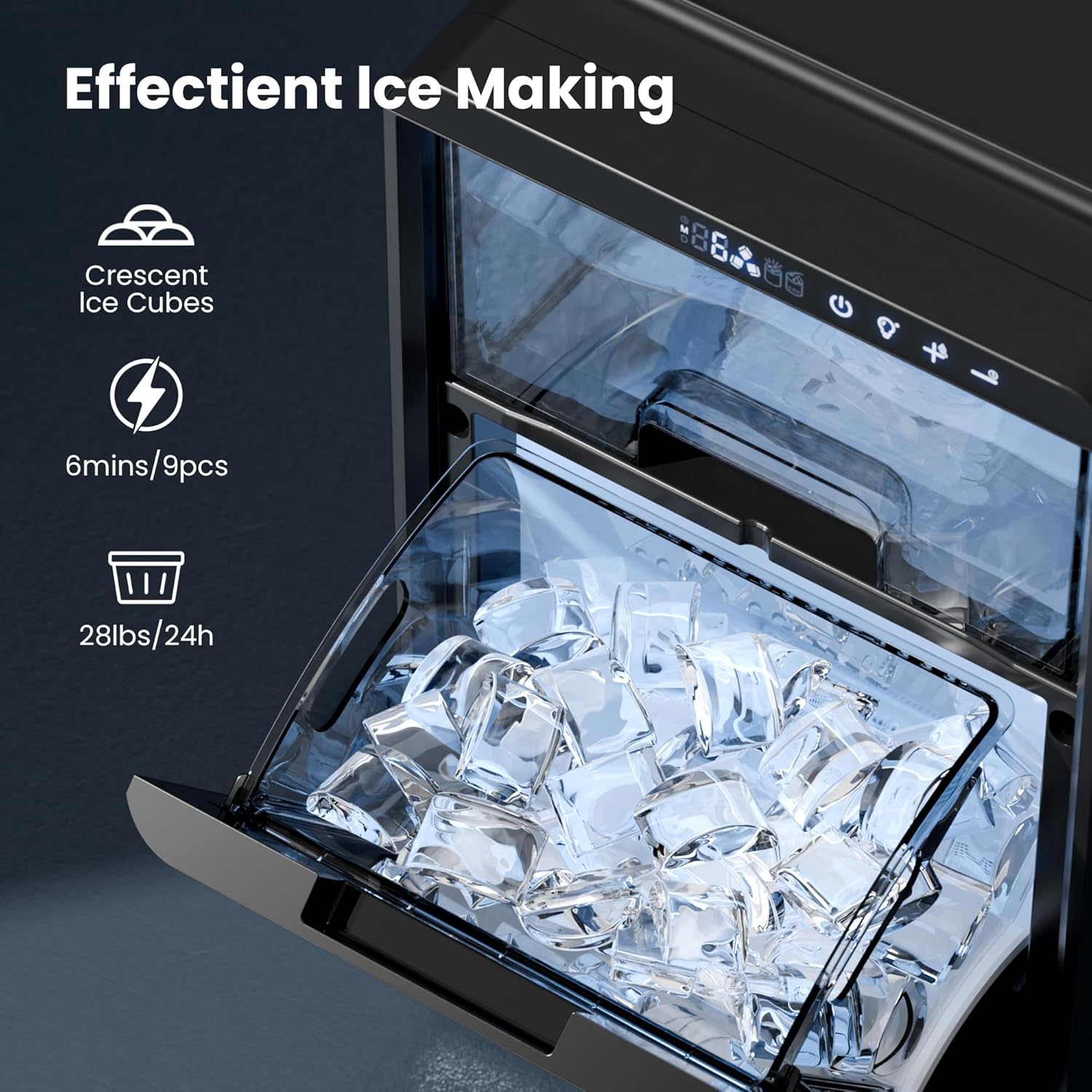 Kismile Clear Square Ice Cubes Maker 58003RIM0 Kismile