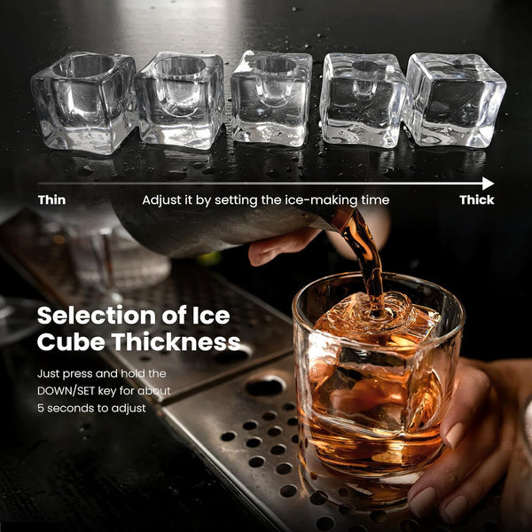 Kismile Clear Square Ice Cubes Maker 58003RIM0 Kismile