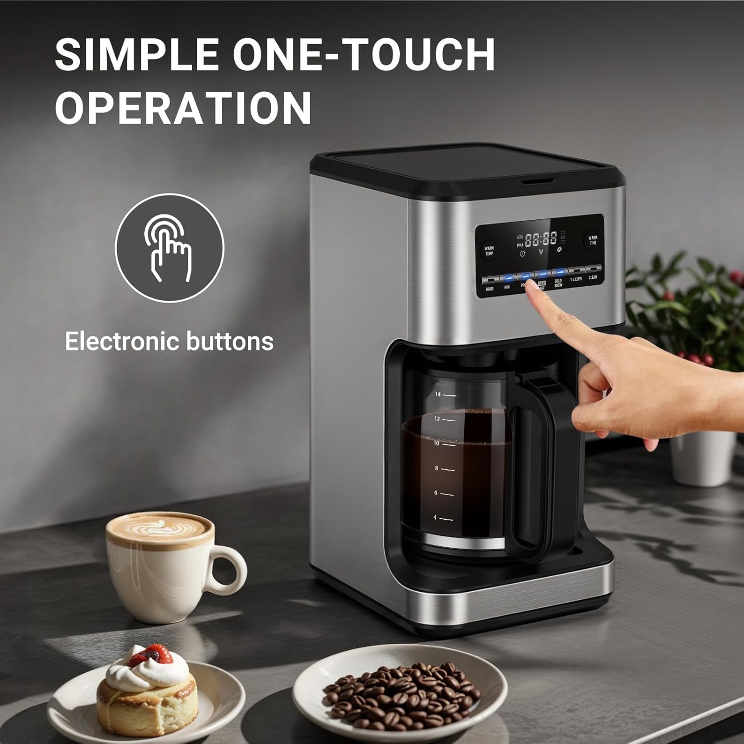 Kismile Coffee Maker 	CM3751S Kismile