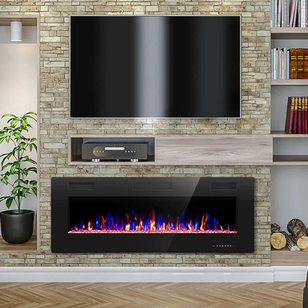 Electric Fireplace Recessed and Wall Mounted,830C3,836C3,842C3,850C3,860C3,868C3 Kismile
