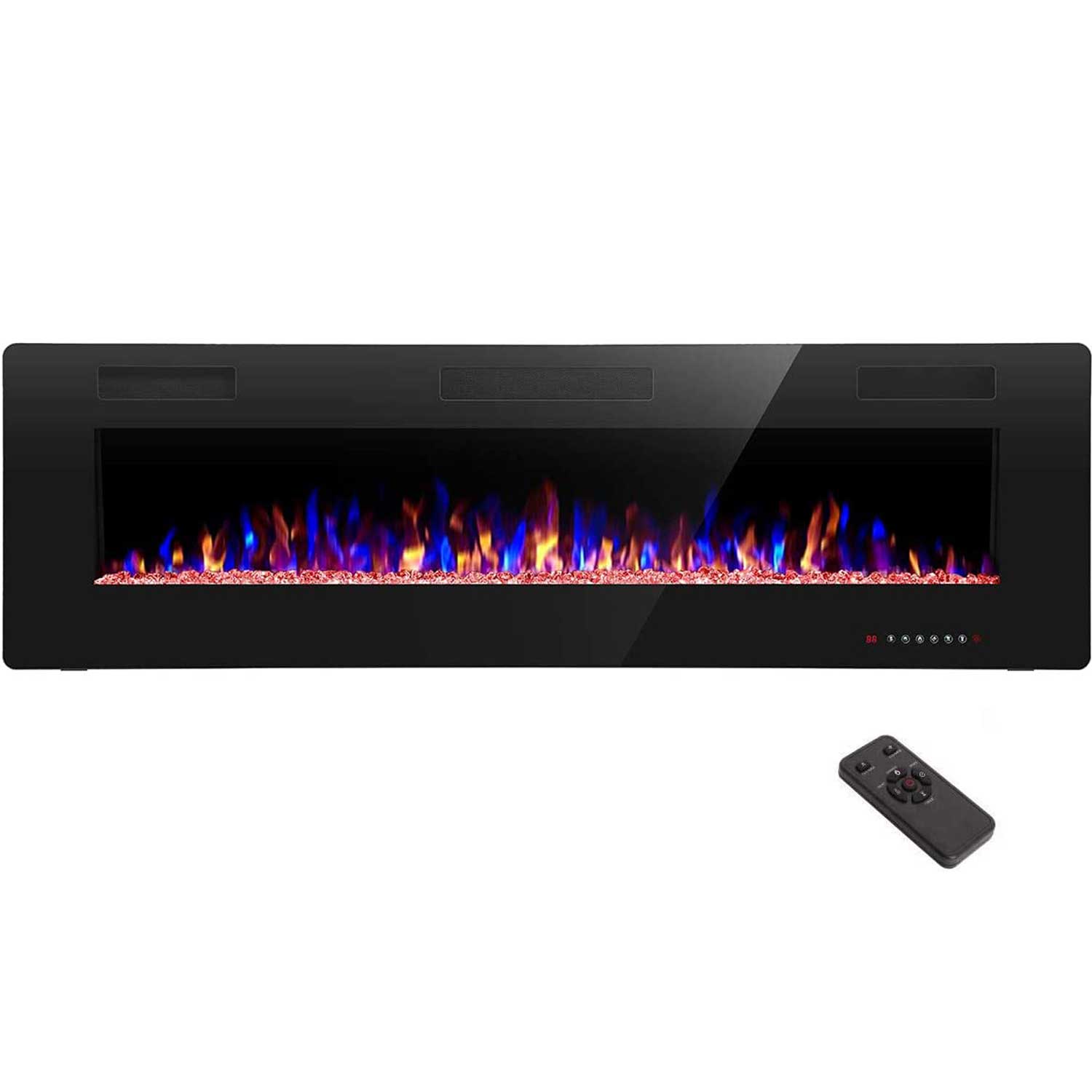 Electric Fireplace Recessed and Wall Mounted,830C3,836C3,842C3,850C3,860C3,868C3 Kismile