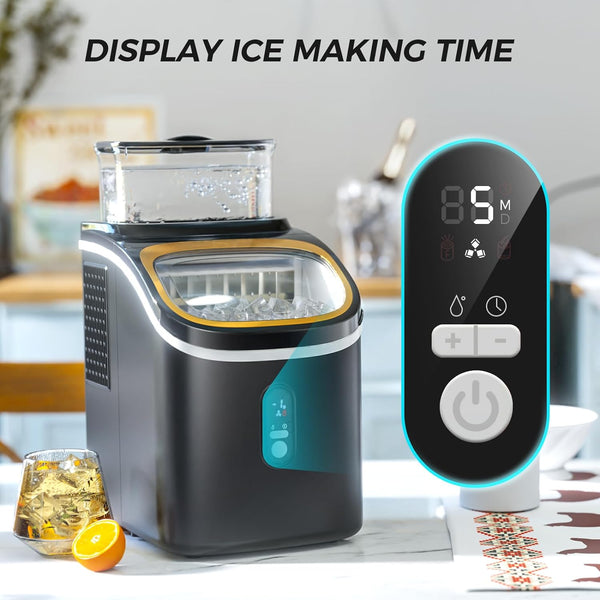 Kismile Ice Maker Countertop, Portable Ice Cube Maker Machine Z5813AF Kismile