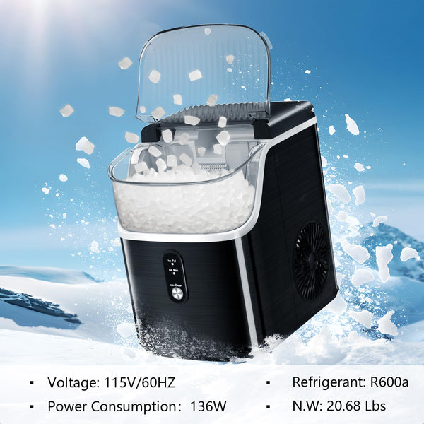 Kismile Nugget Countertop Ice Maker Z5815NB Kismile