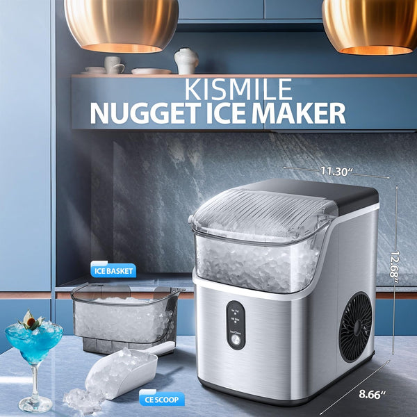 Kismile Nugget Countertop Ice Maker Z5815NB Kismile