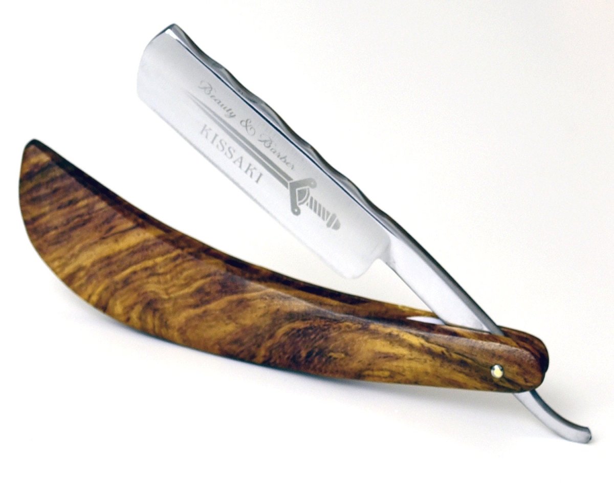 Kissaki Straight Razor German high speed steel